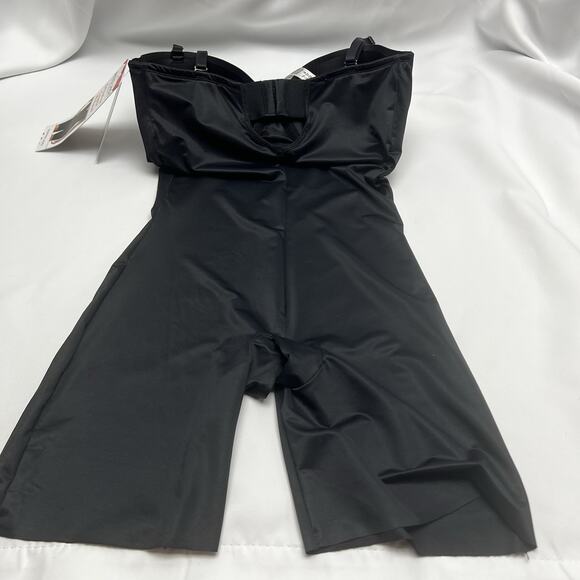 Spanx Women's Black Red Hot Shapewear Convertible Bra Thigh Coverage Size L NWT - Picture 8 of 11